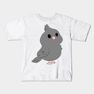 Chubby WhiteFace Cockatiel Female Kids T-Shirt